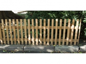 Деревянный забор из штакетника 15 метров