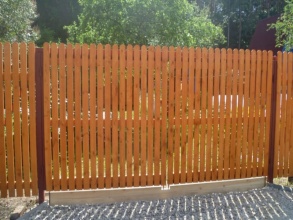 Деревянный забор из штакетника 200 метров