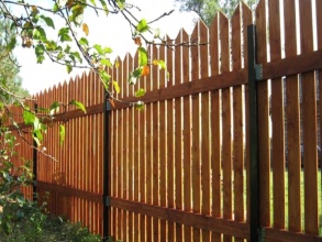 Деревянный забор из штакетника 90 метров