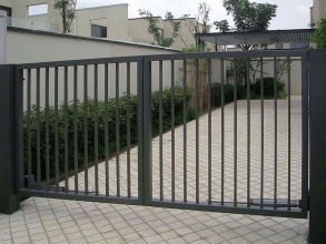 Ворота распашные решетчатые - пример 2