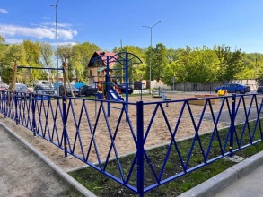 Забор на детскую площадку 32 метра