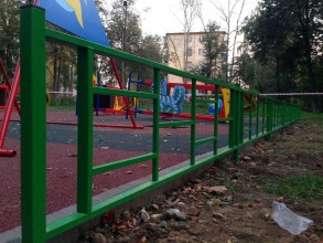 Забор на детскую площадку 45 метров