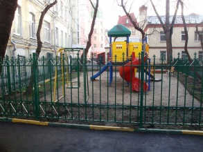 Забор на детскую площадку 62 метра