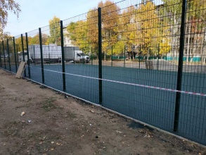 Забор на спортивную площадку 40 метров