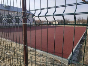 Забор на спортивную площадку 42 метра