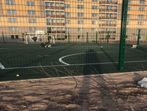 Забор на спортивную площадку 45 метров