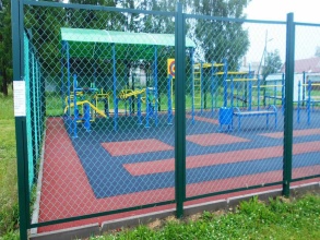 Забор на спортивную площадку 48 метров