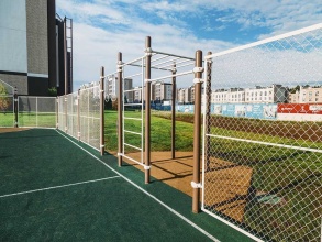 Забор на спортивную площадку 50 метров