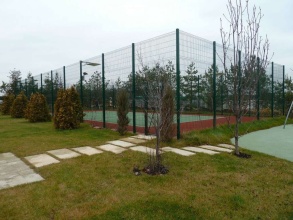 Забор на спортивную площадку 56 метров