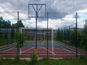 Забор на спортивную площадку 64 метра
