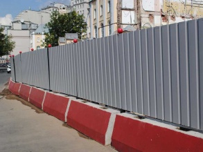 Забор на строительную площадку 60 метров